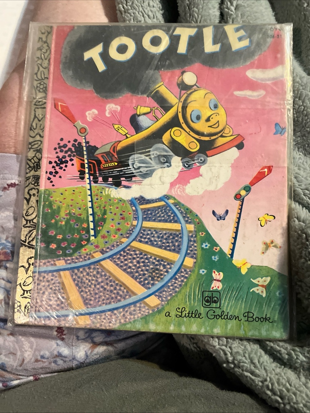Tootle Little Golden Book - Pink and Yellow Cover